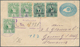 Guatemala: 1901, 5 C. Stationery Envelope With Additional 6 C. (3)and 1 And 2 On 20 Centavos Sent Re - Guatemala