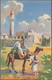 Italienisch-Libyen: 1951. Picture Post Card Of 'Camel And Mosque' Addressed To Paris Bearing Cyrenai - Libië