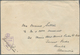 Italienisch-Ostafrika - Britische Besetzung: 1944. Stamp-less Envelope Written From Asmara Endorsed - Italiaans Oost-Afrika