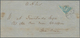 Jamaica: 1860 1d. Pale Blue BISECTED Diagonally, Used On Folded 'O.H.M.S.' Cover (or Wrapper?) From - Jamaica (1962-...)