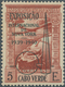 Kap Verde: 1939, World Exhibition, 5e. Red-brown/black Unmounted Mint (dull Gum Spots). - Kap Verde