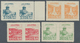 Kolumbien: 1943, Country Scenes Aimail Issue Seven Different Values In Horizontal Pairs IMPERFORATE - Colombia