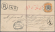 Liberia: 1863. Registered And Advice Of Receipt Postal Stationery Envelope (vertical Fold) Cancelled - Liberia