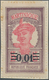 Martinique: 1922, Revaluation Overprints, 0.01 On 15c. Brownish Purple/rose, Essay Of Overprint In B - Andere & Zonder Classificatie