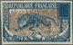 Mittelkongo: 1907, Definitives "Pictorials", Design "Panther", Imperforate Proof In Colour "deep Blu - Andere & Zonder Classificatie