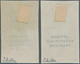 Mittelkongo: 1924/1930, AEF Overprints, Design "Coconut Palms", Two Imperforate Proofs In Colour "gr - Andere & Zonder Classificatie