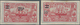 Neukaledonien: 1924, Revaluation Overprints, 25c. On 2fr. Carmine, Two Different Essays Of Overprint - Brieven En Documenten