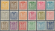 Neuseeland - Stempelmarken: 1939/1945 (ca.), Postal Fiscal Coat Of Arms 18 Different Values 1s3d. To - Postal Fiscal Stamps