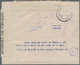 Delcampe - Ostafrikanische Gemeinschaft: 1944/45, Stampless Air Letters (2) On White Or Grey Stock Both Wtih Ho - África Oriental Británica