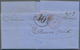 Peru: 1863, Entire Letter From AREQUIPA, Dated Nov. 4th 1863, Sent Via Transit Panama And England To - Perù