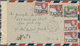 St. Vincent: 1942. Air Mail Envelope Addressed To The United States Bearing SG 150, 1d Brown And Blu - St.Vincent (1979-...)