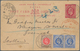Natal: 1903. Registered Natal Postal Stationery Card 'one Penny Red Illustrated With Multi Views Upg - Natal (1857-1909)