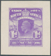 Südafrika - Besonderheiten: 1910/1920 (ca.), KGV 1d. Violet, Imperf. Essay For A Not Realised Issue - Altri & Non Classificati