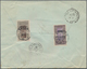 Togo: 1919 Registered Letter With Provisional Label From Anecho Via Grand-Popo With Charge Cancel To - Togo (1960-...)