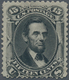 Vereinigte Staaten Von Amerika: 1868, 15c. Black, Mint Hinged (regummed), Tiny Thin On Top, Fine And - Altri & Non Classificati