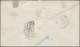Vereinigte Staaten Von Amerika: 1885, 5 Cent Stationery Envelope With Additional Franking Sent Regis - Andere & Zonder Classificatie