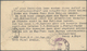 Vereinigte Staaten Von Amerika - Ganzsachen: 1921 Revalued Postal Stationery Card With Double Surcha - Other & Unclassified