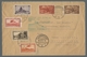 Zeppelinpost Deutschland: 1933 - Saargebietsfahrt, Portorichtig Mit 9,50 Fr. Frankierter Brief Mit S - Luchtpost & Zeppelin