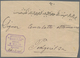 Schiffspost Alle Welt: 1896, Albania/Montenegro, Violet Handstamp STEAMER DANITZA / POSTAGE 5 SOLDI - Andere & Zonder Classificatie