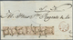 Spanien: 1851, 12 Cuartos Lilac, Horizontal Strip Of 7 Stamps, Even To Large Margins, Tied By Seven - Otros & Sin Clasificación