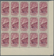 Ifni: 1943, Spain Private Issue ‚Huerfanos De Correios‘ With Black Or Red Opt. ‚IFNI‘ Complete Set O - Ifni