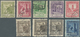 Andorra - Spanische Post: 1928/1929, Small Lot Of 23 Used Stamps Including Three Copies Of Mi-Nr. 21 - Andere & Zonder Classificatie