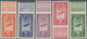 Äthiopien: 1930/1931, Accumulation With About 500 IMPERFORATE Stamps Of Ten Different Types/values I - Ethiopia