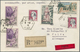 Algerien: 1962, Small, Interesting Lot Of 13 Covers, While R Letters, FDC, Etc. - Briefe U. Dokumente