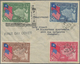 Delcampe - China: 1937/47, Covers (6), Mostly Airmails Inc 1937 Clipper Commercial FFC "PEIPING 24.4.26" To US, - Sonstige & Ohne Zuordnung