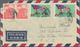 Delcampe - China: 1937/47, Covers (6), Mostly Airmails Inc 1937 Clipper Commercial FFC "PEIPING 24.4.26" To US, - Sonstige & Ohne Zuordnung