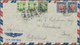 China: 1946/1947, Four Airmail Letters, 3 From SHANGHAI And One From CANTON Sent To Switzerland, USA - Sonstige & Ohne Zuordnung