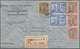 China: 1946/48, 6 Interesting Airmail Covers Including 2 Missionary Covers From Laolung And Tungkun. - Other & Unclassified