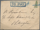 China - Shanghai - Portomarken: 1893, 2 C. Green Bisected Used As Postage Due On Local Cover Backsta - Sonstige & Ohne Zuordnung