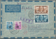 China - Volksrepublik: 1951/58, 6 Covers And 2 Cards, Some With Slight Damages Including Folds. - Sonstige & Ohne Zuordnung