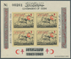 Dubai: 1963/1964, Unusual Accumulation With About 1.540 MINIATURE SHEETS Of The Red Cross Issue (but - Dubai