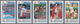 Grenadinen Von Grenada: 1992, Summer Olympics Barcelona Part Set Of Five Incl. 10c. Swimming, 35c. H - Grenada (...-1974)