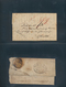 Indien - Vorphilatelie: 1804-1960's Ca.: Collection Of 40 Stampless Letters And Covers, Pre-philatel - ...-1852 Vorphilatelie