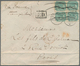 Indien: 1832-1890's: Group Of 12 Covers/letters/postal Stationery Envelopes To FRANCE, With Six Stam - 1852 Provinz Von Sind