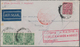 Indien: 1911-36 King George V. Era: About 60 Covers And 30 Postal Stationery Items Including Special - 1852 Provinz Von Sind