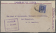 Indien: 1914/15, Scarce Lot Of Ca. 42 Envelopes (few Front Sides) Sent To USA, All With Mainly Diffe - 1852 Provinz Von Sind