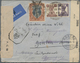 Delcampe - Indien: 1917/47, Censored Mails Group, 28 Covers Inc. Mail From Iraq (2) Madagascar, "naval Censor L - 1852 Provinz Von Sind