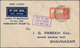 Indien: 1937-47 King George VI. Era: More Than 120 Covers, Postcards And Postal Stationery Items Inc - 1852 Provinz Von Sind