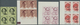 Indien: 2008/2009 (ca.), Definitives "Famous Persons", Lot Of Eight Imperforate Blocks Of Four, Unmo - 1852 Sind Province