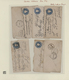 Delcampe - Indien - Stempel: 1880/1902, Specialised Collection Of Postmarks On CV Stationeries Including Fronti - Sonstige & Ohne Zuordnung