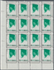 Indonesien: 1966, President Sukarno 1rp. Brown/green Lot With About 15.000 (!) Stamps Mostly In Fold - Indonesia