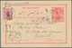 Iran: 1891/1908, Group Of Nine Entires (covers, Ppc And Used Stationeries With Comprehensive Message - Iran