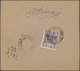 Delcampe - Iran: 1914-18 Ca., 8 Covers Franked With Overprinted Issues, Censors WW I, Some Different, Fine Grou - Iran