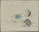 Iran: 1915/1917 (ca.), Three Beautiful Covers With Overprint Frankings In Good Condition. One Cover - Iran