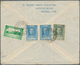 Delcampe - Iran: 1942/1945 (ca.), Six Covers With Franking Definitives 1942 To England Via Iraq, Opend And Cens - Iran