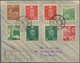 Japanische Besetzung  WK II - Hongkong: 1944, Four Da Luz Covers With Showa Frankings Cto "Kowloon" - 1941-45 Japanisch Besetzung